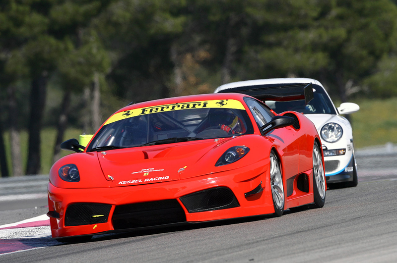 Illustration for article titled 2009 FIA GT Racers Trot Out For Spring Testing In France